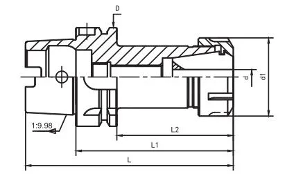 Hsk Tool Holder Hsk-a Er Collet Chuck